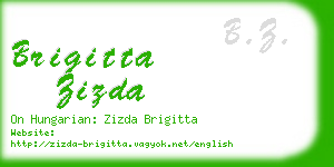 brigitta zizda business card